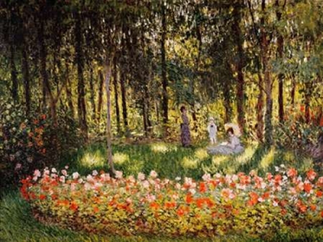 Wooded Scene Poster Print by Claude Monet - Item # VARPDX3CM034